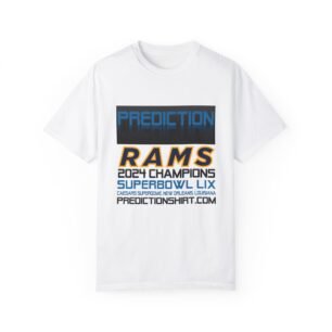 Rams 2024 Champions Custom Prediction Shirt