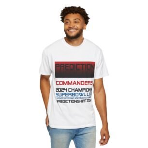 Commanders 2024 Champions Custom Prediction Shirt